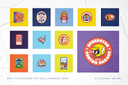 Illustration Logo Badges Bundle, a Branding & Logo Template by The Good Store (Thumbnail 2 of 10)