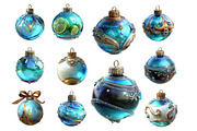 Minimalist Christmas Ornament Clipar, an Illustration by Designworld (Thumbnail 2 of 4)