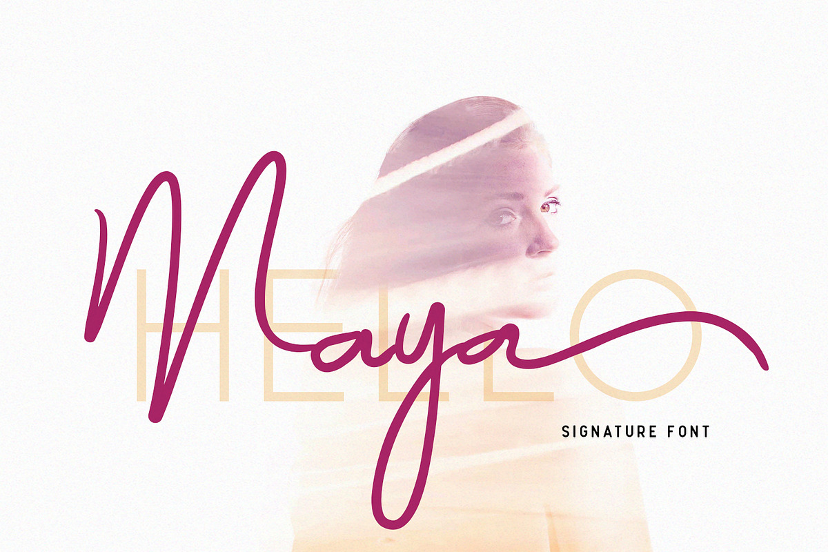 Maya Signature Font