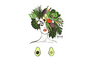 Vector Sketch Vegetables, a Food Illustration by Sopelkin (Thumbnail 7 of 7)