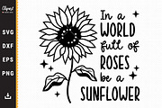 Sunflower SVG, Sunflower T-shirt, an Object Graphic by ClipartMuchLove (Thumbnail 2 of 5)