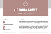 Resume/CV | Victoria, a Resume Template by Symie Design (Thumbnail 4 of 7)