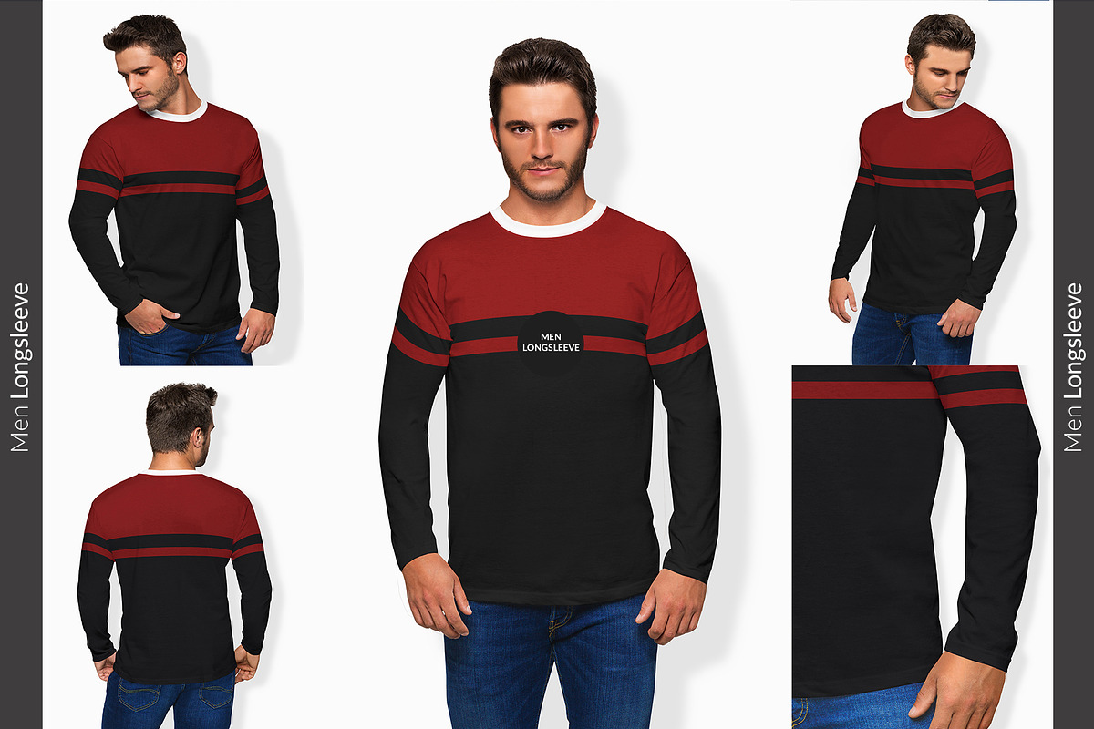 LONGSLEEVE BUNDLE 30xMock-ups + DEMO, a Books & Magazine Mockup by Apparel_Mockups (Photo 15 of 32)