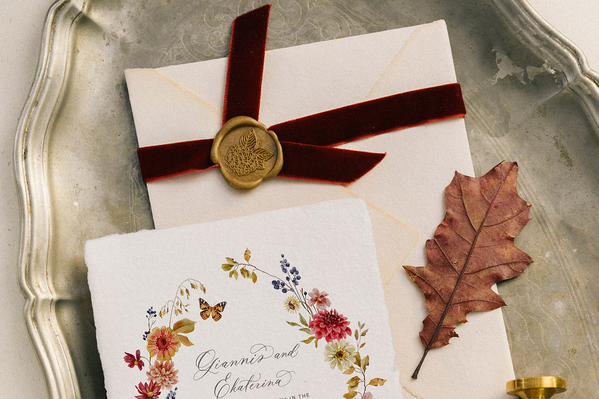 Warm Autumn - watercolor collection, a Seasonal Illustration by AleksaArt (Photo 5 of 17)