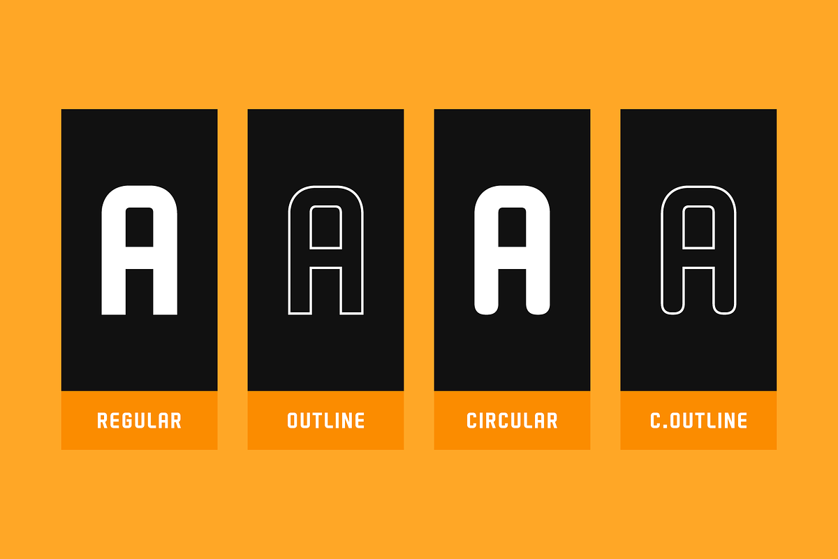 Hurdle - Futuristic Family (58 Font), a Sans Serif Font by alpercakici (Photo 4 of 15)