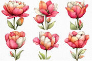 Whimsical Spring Tulip Flower Clipar, an Illustration by Craft Nest (Thumbnail 10 of 11)