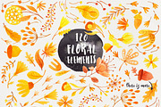 Golden Madness - Floral Pack, an Animal Illustration by Stella's Graphic Supply (Thumbnail 2 of 5)