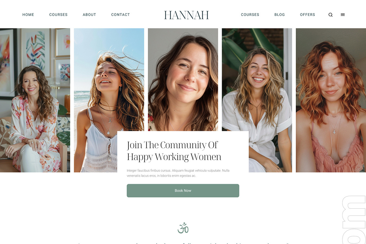 Hannah – Lifestyle Coach HTML CSS, a HTML Template by TemplatesJungle (Photo 2 of 2)