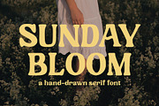 Sunday Bloom, a Serif Font by Prioritype Co (Thumbnail 1 of 11)