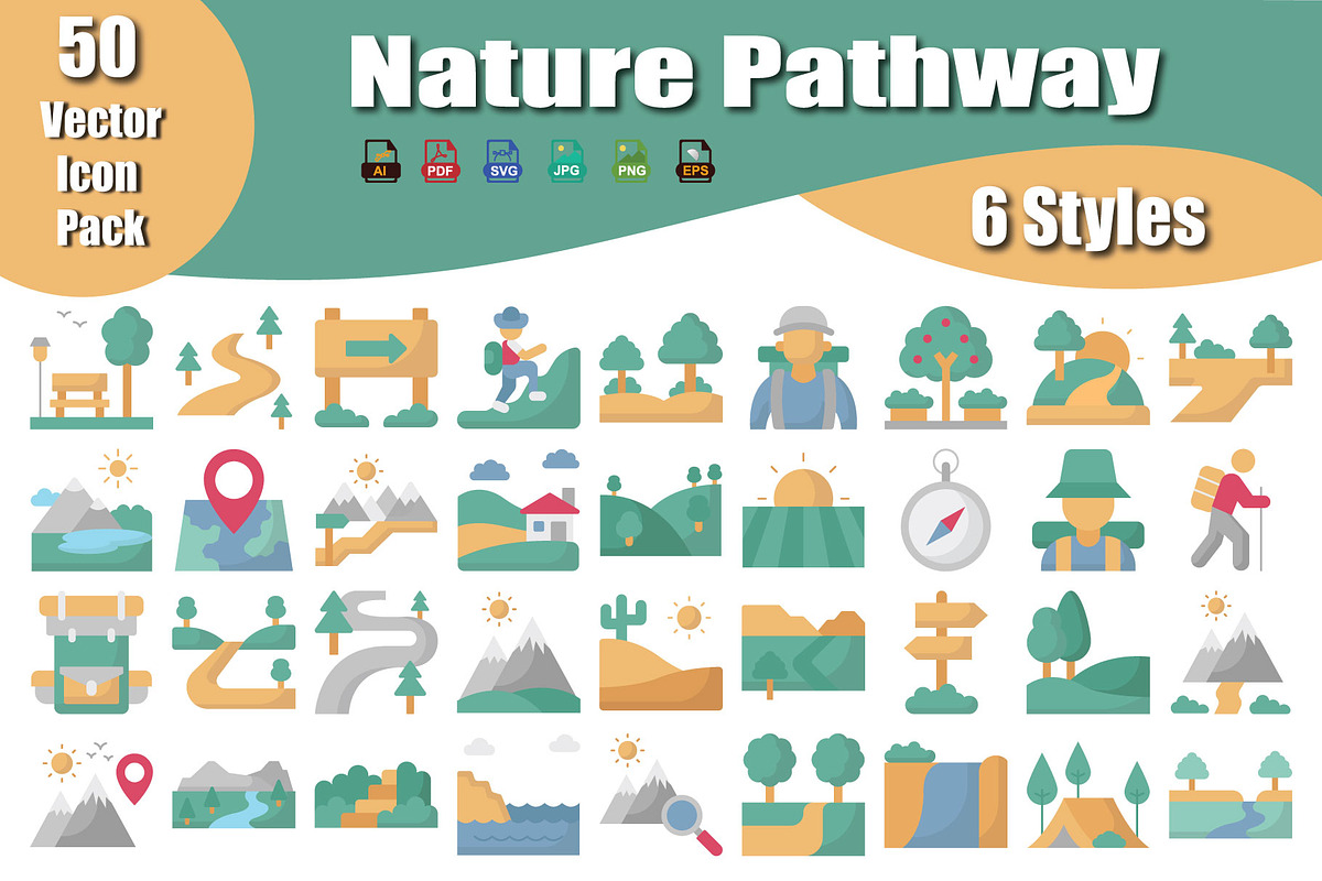 Nature Pathways Icons Pack – Forest, an Icon by Vector Portal (Photo 1 of 5)