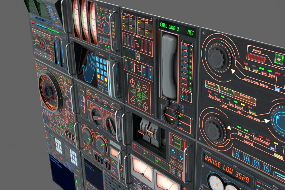Control panel pack, an Object 3D Model by maxpsr (Photo 8 of 12)