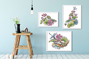 Lotus, Koi, Dragonflies. Vector Set, a Pattern Graphic by Molly art (Thumbnail 9 of 14)