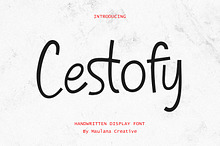 Cestofy Expressive Sans Serif Handwr