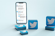 iPhone 13 Mockup Icon Medial Sosial, an iPhone Mockup by 2M GRAPHICS DESIGN (Thumbnail 3 of 9)