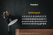 Dauntea - Modern Serif Typeface, a Serif Font by ikiiko (Thumbnail 6 of 6)