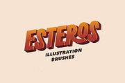 ESTEROS - Procreate Brushes, a Brush Add-On by Nurmiftah (Thumbnail 9 of 9)