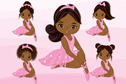 Vector African American Ballerina, an Illustration by TheCreativeMill (Thumbnail 1 of 4)