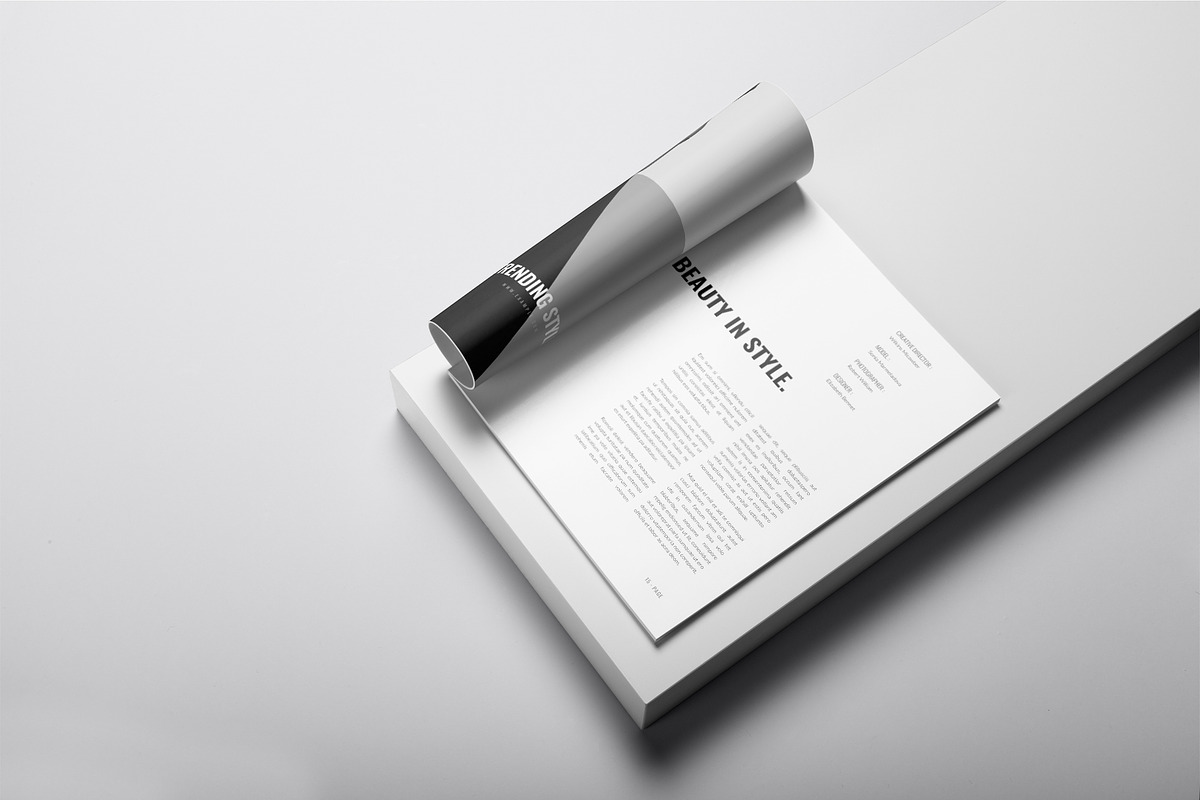 Fashion Magazine Template preview 8