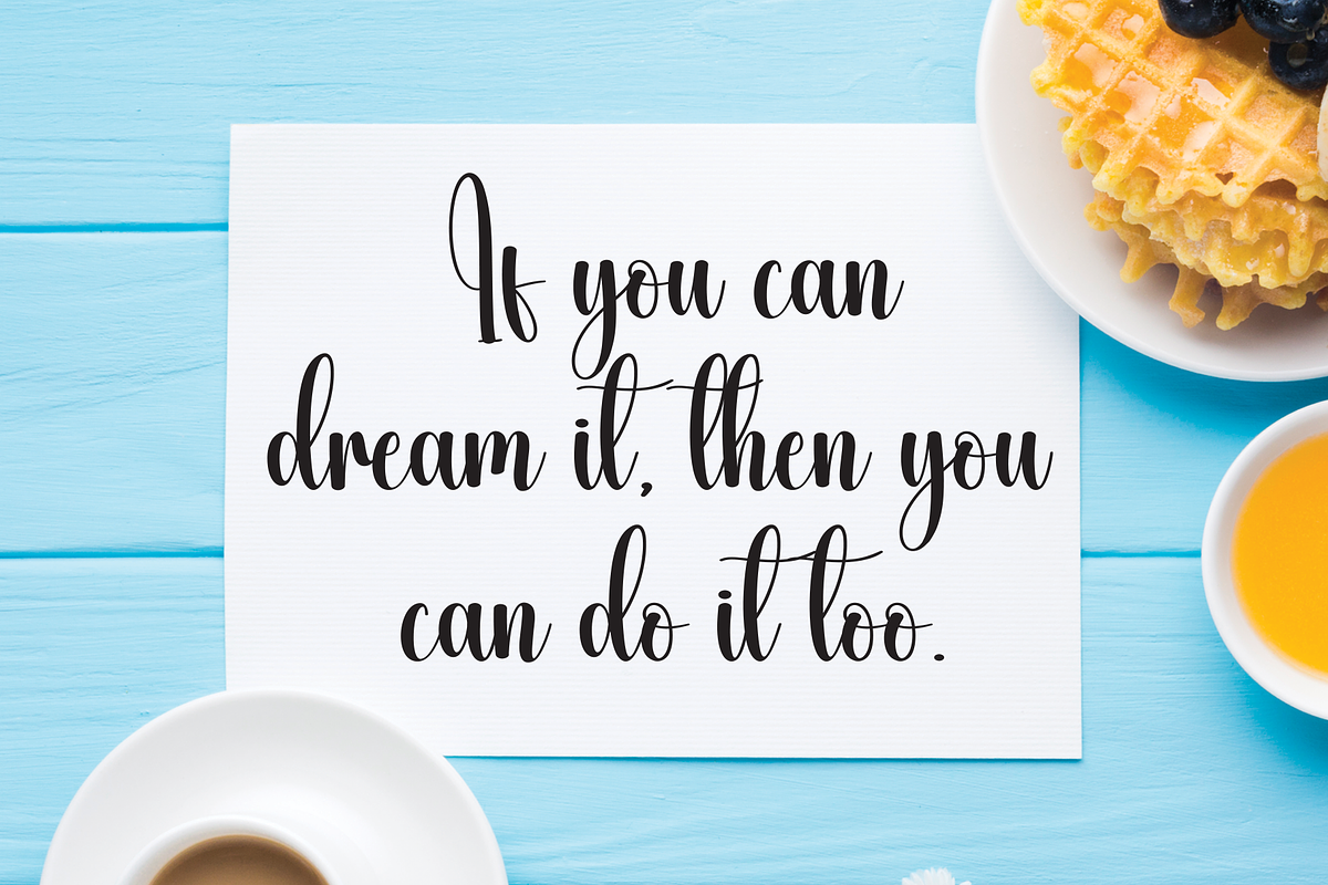 Vacation | Script Font, a Handwritten Font by Scratchones (Photo 4 of 9)