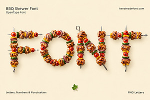 BBQ Skewer Font