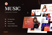 Music and Entertainment PowerPoint, a Presentation Template by Premast (Thumbnail 1 of 3)