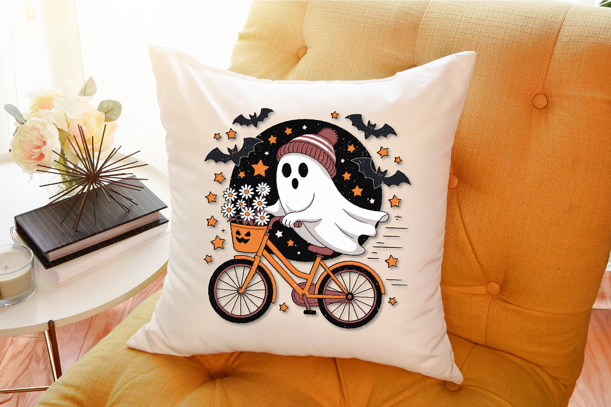 Cute Ghost Halloween Fall Autumn PNG, an Illustration by Sublimation Artist (Photo 9 of 9)