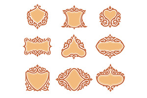 oriental vintage frames
