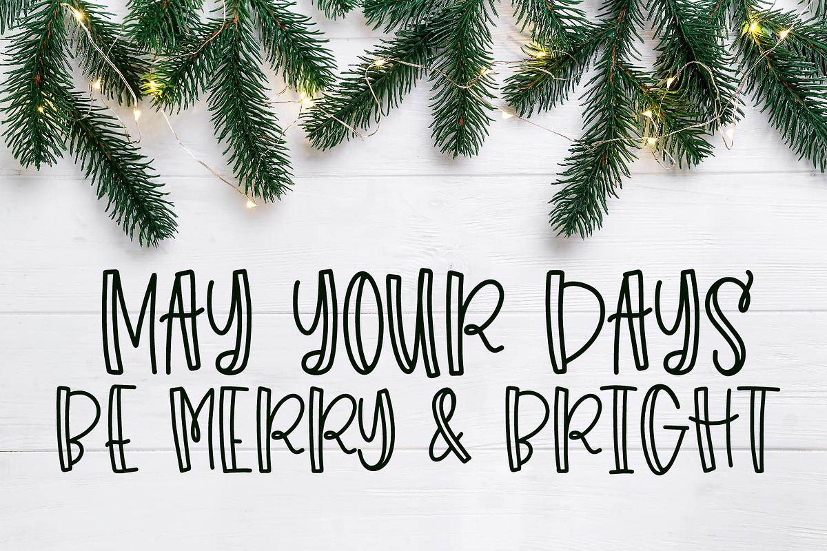 Holiday Colors - Script & Print Duo preview 5