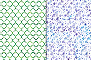 Cool Watercolor Pattern Backgrounds, a Pattern Graphic by Paper Element (Thumbnail 4 of 5)