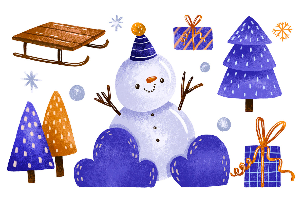 Winter Holidays. Snowman, a Graphic by the_myro
