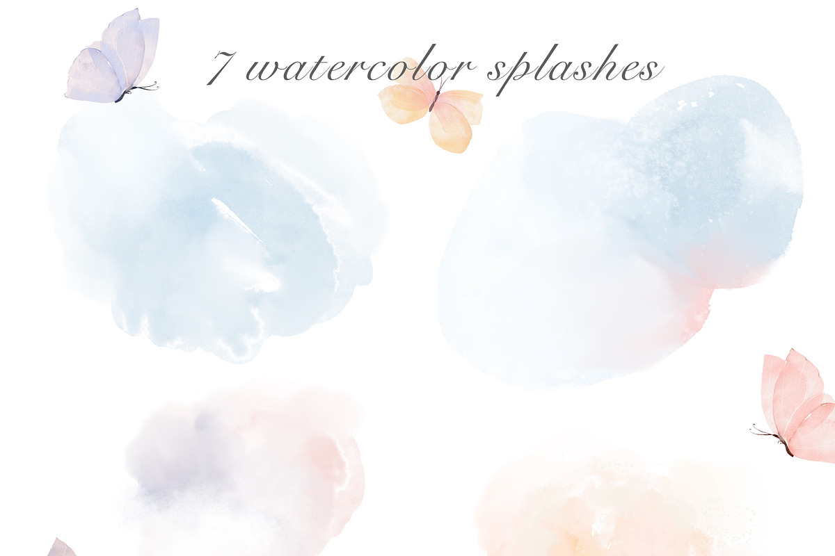Wildflowers Watercolor bloom set, a Decorative Illustration by Edith’s World (Photo 8 of 9)