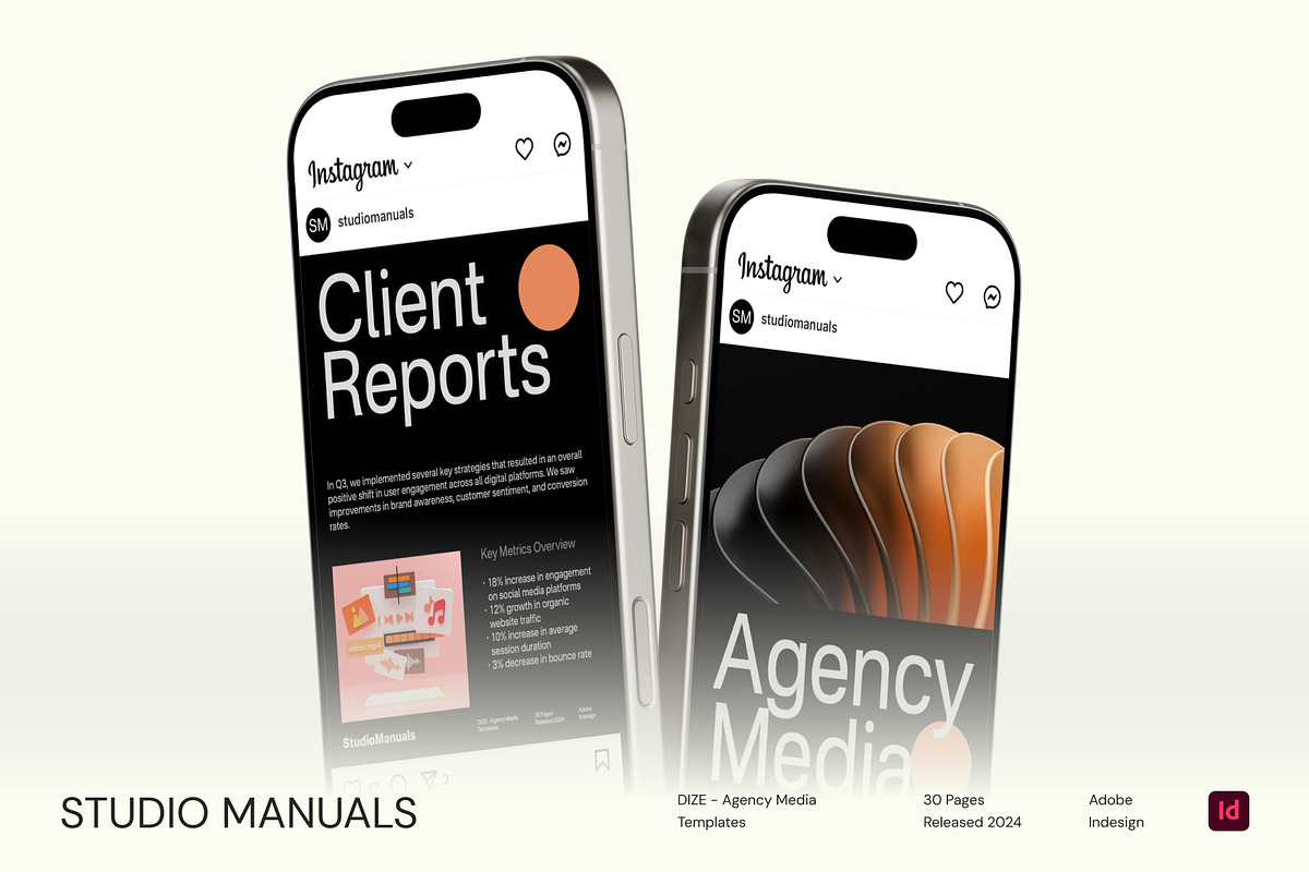DIZE - Agency Media Templates, a Social Media Template by Studio Manuals (Photo 2 of 8)