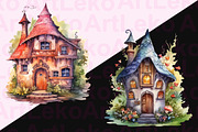 The Evil Witch’s House Clipart, a Seasonal Illustration by LekoArt (Thumbnail 2 of 10)