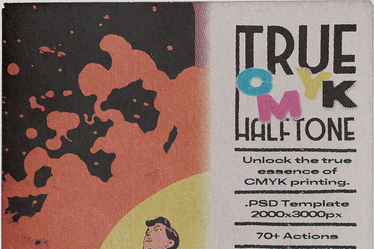 True CMYK Halftone Template, a Layer Style Add-On by bbymedia.store (Photo 12 of 30)
