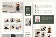 Yoga Studio Website UI Figma, an UI Kit Template by peterdraw (Thumbnail 2 of 7)