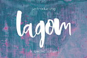 Lagom Font, a Script Font by SophieSaxo (Thumbnail 1 of 9)