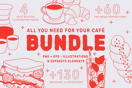 CAFÉ BUNDLE - FOOD VECTOR