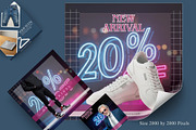 Fashion 5 Promo Flyer Bundle Pack, a Social Media Template by Crox Studio | Digital (Thumbnail 2 of 7)