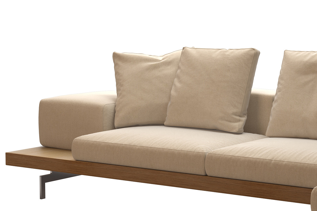 Dock Sofa by B&B Italia, a Furniture 3D Model by NOMODOL (Photo 7 of 10)