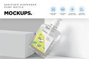 Dispenser Pump Bottle Mockups, a Product Mockup by megostudi0 (Thumbnail 4 of 6)