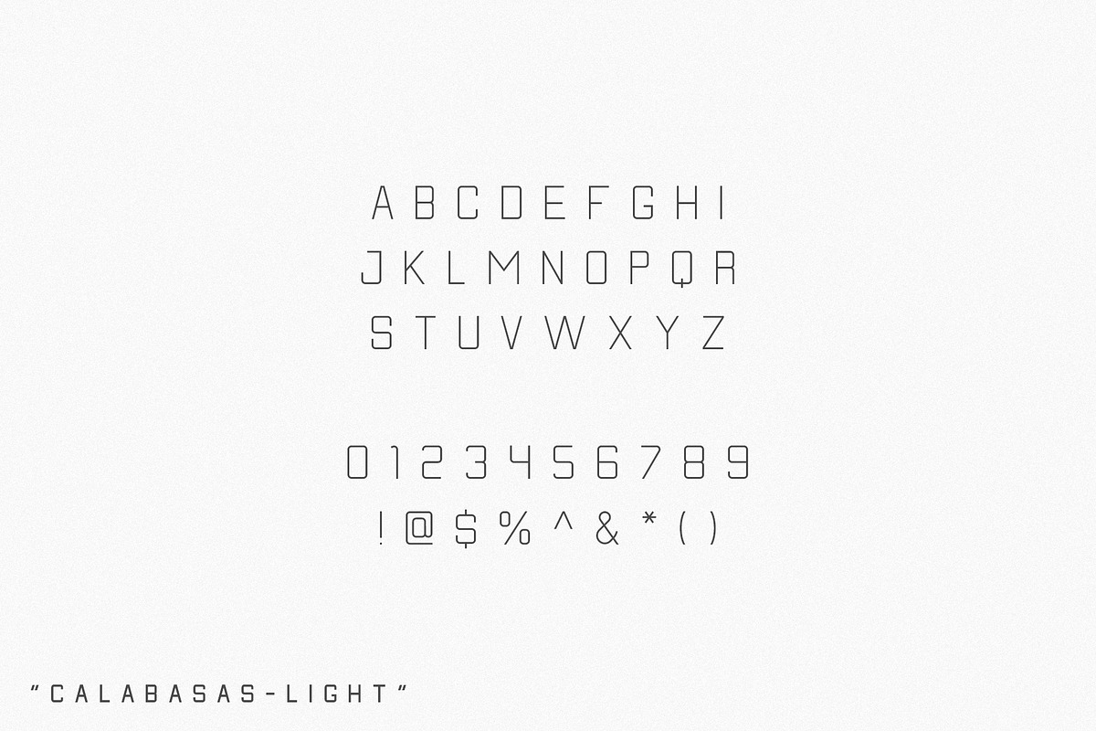 Calabasas | Display Font Family preview 7