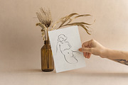 BODY - abstract one line art, an Illustration by Anna.Klets (Thumbnail 5 of 11)