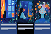 Enchanted Midnight MidJourney Prompt, a Decorative Illustration by Artimind Studio (Thumbnail 6 of 9)