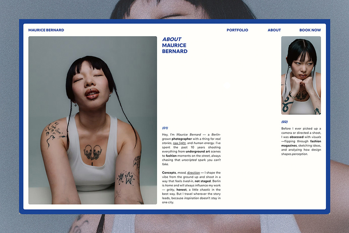 Bold Photography Portfolio Template, a Wix Template by pixlspace (Photo 2 of 9)