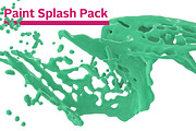 Paint Splash Pack, a Graphic by Madbiologist (Thumbnail 1 of 4)