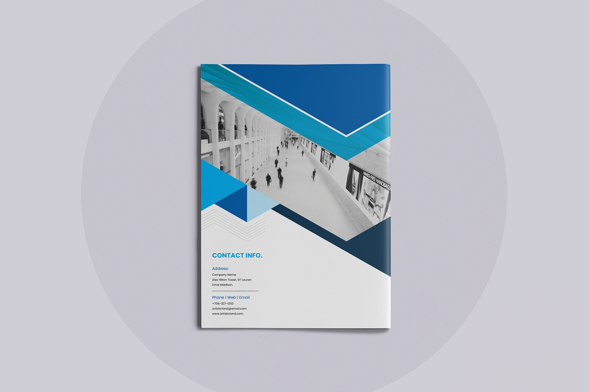 Brochure | Word, PPTX, InDesign, PSD, a Brochure Template by ArtisticLand (Photo 8 of 8)