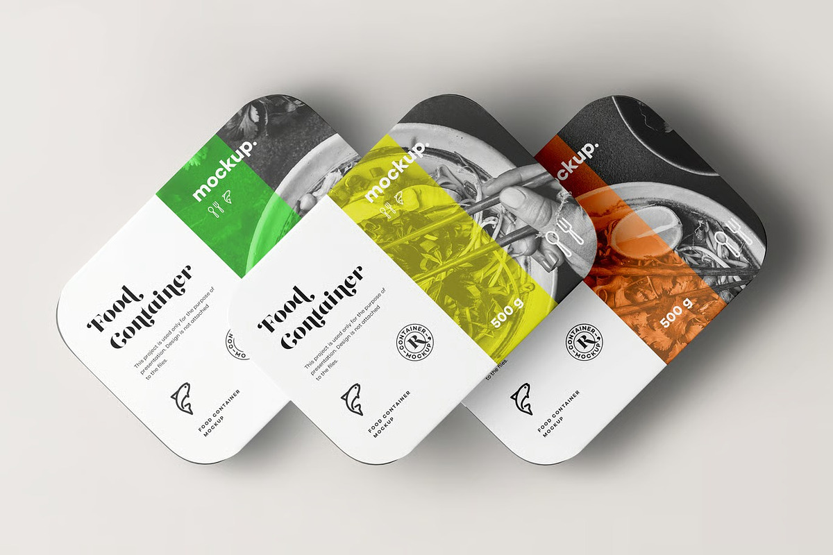 Food Container Mock-up, a Packaging Mockup by zippypixelstudio (Photo 4 of 16)