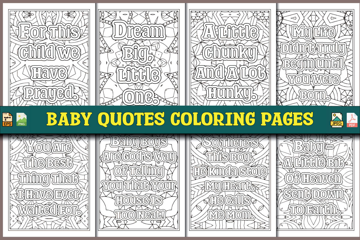 1000 Quotes Coloring Pages, an Object Graphic by protabsorkar11 (Photo 18 of 22)