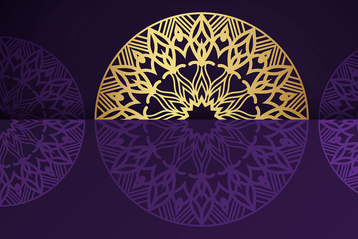 560+ Mandala Design Mega Collection, a Decorative Illustration by NJ Himel (Photo 237 of 289)