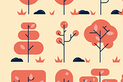 Minimal Trees Vector Icons, an Illustration by Vector Man (Thumbnail 1 of 4)